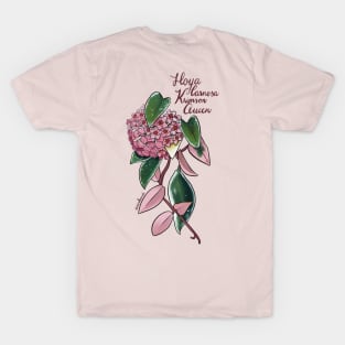 Hoya carnosa Krimson Queen in bloom T-Shirt